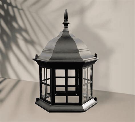 Lawn Lighthouse Replacement Diy Aluminum Top Black Lighthouse Topper