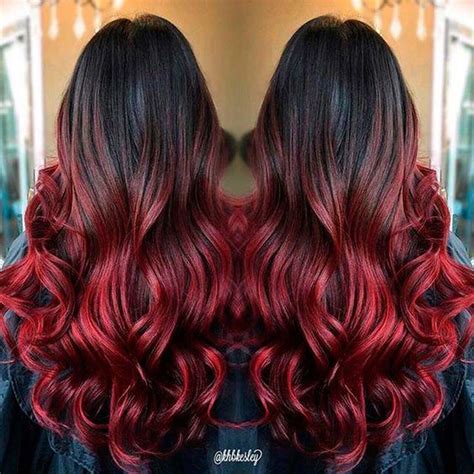 El Cambio De Look Siempre Trae Cambios Positivos Y En Este Caso Un Buen Balayage Rojo En Las