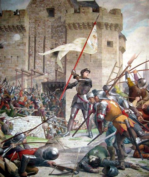 Jeanne Darc At The Siege Of Orleans Hundred Years War Joana Darc