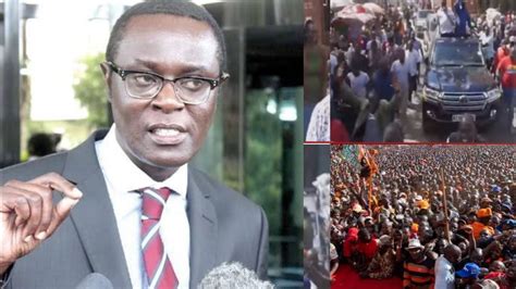 Mutahi Ngunyi Speaks After Raila Held His First Rally Here Is His