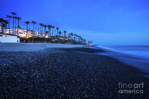 San Clemente Ca Beach At Night Photo Photograph By Paul Velgos Fine
