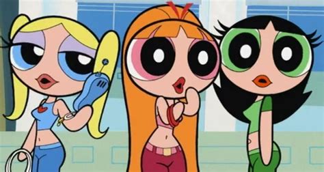 new set photos give first look at the cw s live action powerpuff girls series bounding into comics