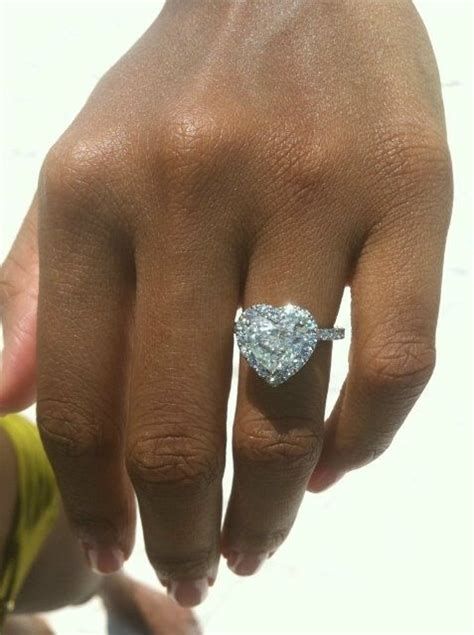 Slide Shank Ring Heart Shaped Diamond Engagement Rings With White Diamonds In 14k White Gold