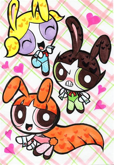 Bunny Girls By Yang On Deviantart Ppg And Rrb