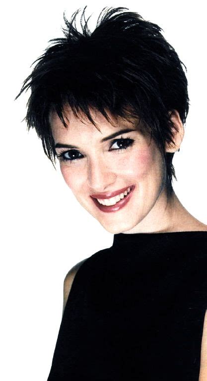Winona ryder short hair #413678 winona ryder women actresses short hair. Winona Ryder | Short hair styles, Short choppy hair, Short ...