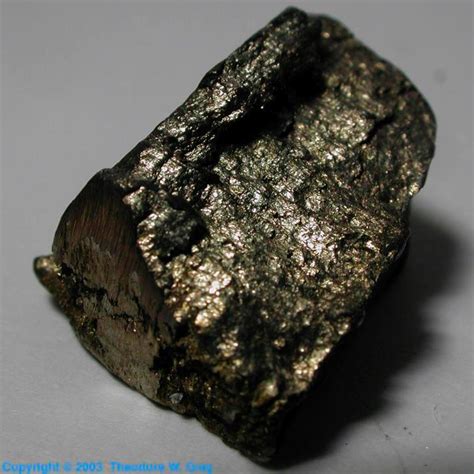 Lump, a sample of the element Praseodymium in the Periodic ...