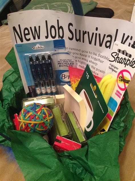 New Job Survival Basket Job Ts New Job Survival Kit New Job T