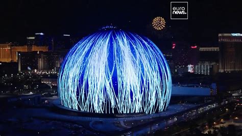 Watch Worlds Biggest Led Sphere Showers Las Vegas With Dazzling Light