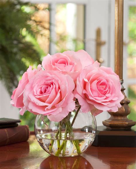 Artificial flowers do you wish to impart timeless beauty and everlasting elegance to your home or party space? Rose NosegaySilk Flower Arrangement | Fake flower ...