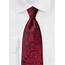 Extra Long Paisley Tie In Chili Red  Bows N Tiescom