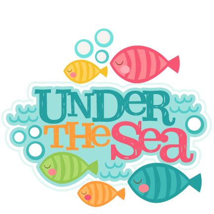 Freebie of the Day! Under the Sea Title Model/SKU: undertheseatitle060716 | Under the sea, Under ...