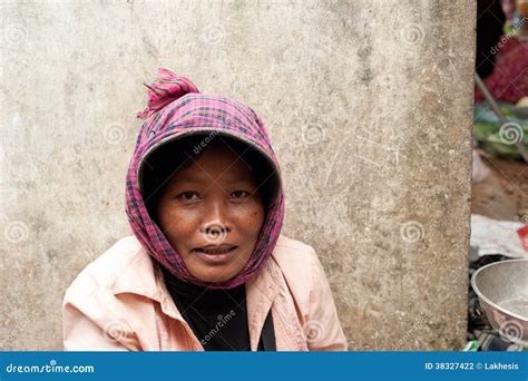 Khmer Woman At Marketplace Cambodia Editorial Photography Image Of