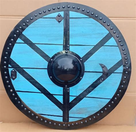 Medieval Viking Round Shield Larp Reproduction Shieldcosplay Etsy