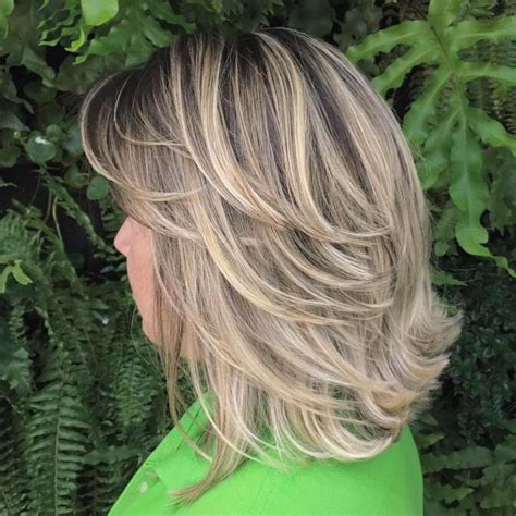 20 Best Collection Of Flipped Lob Hairstyles With Swoopy Back Swept Layers