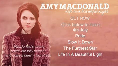 Amy macdonald life in a beautiful light. Amy Macdonald - Life In A Beautiful Light (Album Sampler ...