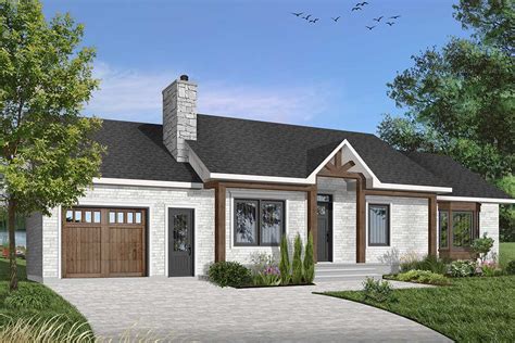 Classic Ranch With Efficient Layout 21284dr Architectural Designs