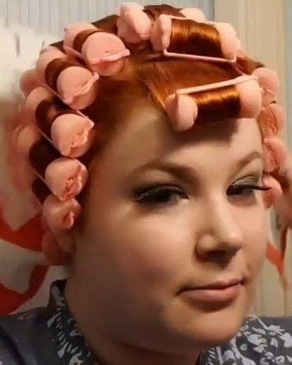 Pin By Her Cuck On Sexy In Curlers Hair Rollers Hair Curlers Rollers