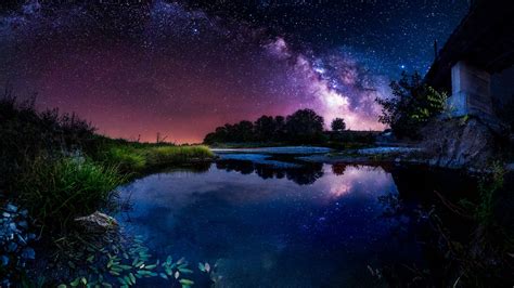 Milky Way Reflections Wallpapers Hd Wallpapers Id 25198