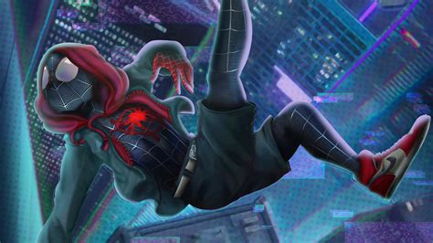 Spiderman Into The Spider Verse New Art 4k 2019 Wallpaperhd