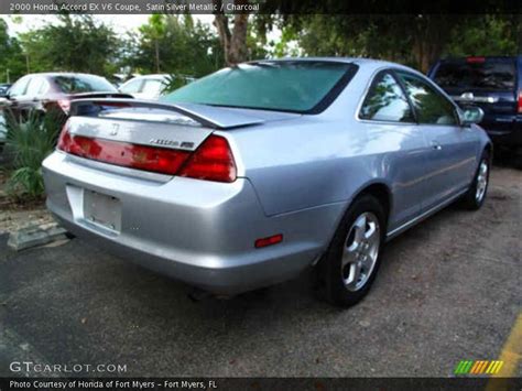 2000 Honda Accord Ex V6 Coupe In Satin Silver Metallic Photo No