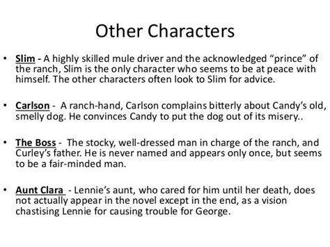 😍 Who Are The Main Characters Of Mice And Men Of Mice And Men Setting