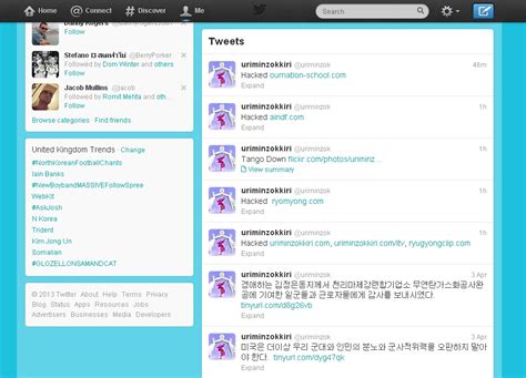 North Koreas Twitter And Flickr Accounts Hacked