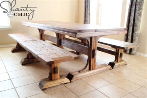 Please consider adding photos and doing some basic research into your question. Woodwork Dining Room Table Bench Plans PDF Plans