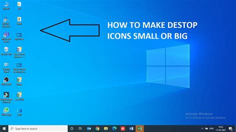 How To Make Desktop Icons Smaller In Windows 10 Youtube