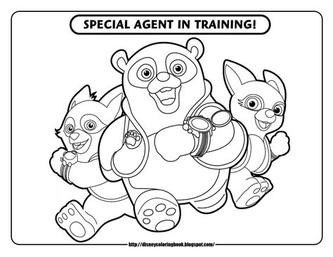 Special Agent Oso 1: Free Disney Coloring Sheets | Learn To Coloring