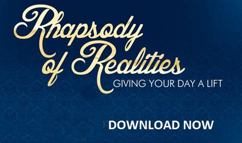 Download Rhapsody Of Realities Pdf April 2024 Devotional