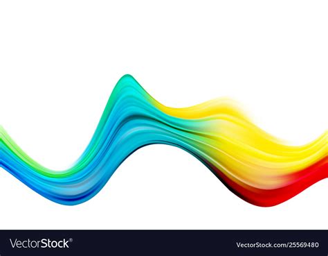 Abstract Colorful Background Color Flow Royalty Free Vector