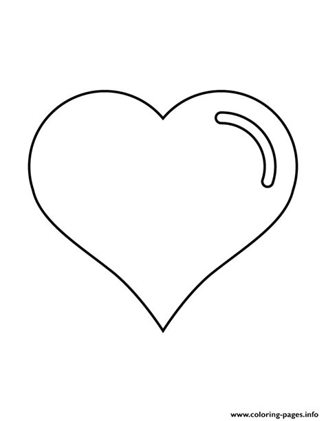 Heart Stencil 909 Coloring Page Printable