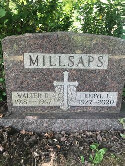 Walter D Millsaps 1918 1967 Find A Grave Memorial