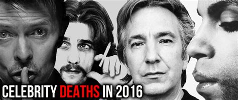 The 2016 Celebrity Death Round Up 19 ‘coincidences That