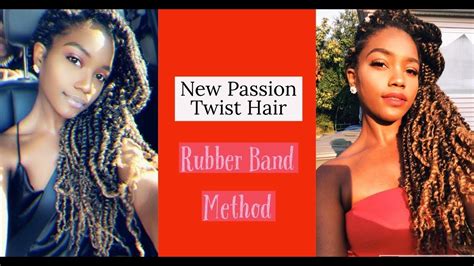passion twist using crochet hair from amazon leeven hair store water wave t27 rubber band