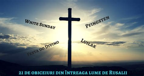 Rusaliile sunt o străveche sărbătoare preluată din mitologia romană (rosalia, sărbătoarea trandafirilor, era o zi închinată cultului morţilor, se aduceau ofrande: Obiceiuri de Rusalii - Superstiții și tradiții din lumea ...