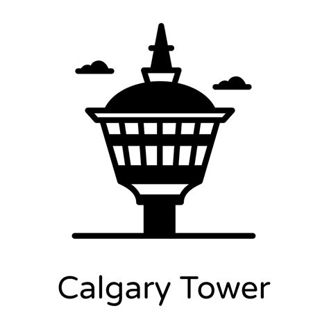 Calgary Tower And Monument 3241158 Vector Art At Vecteezy