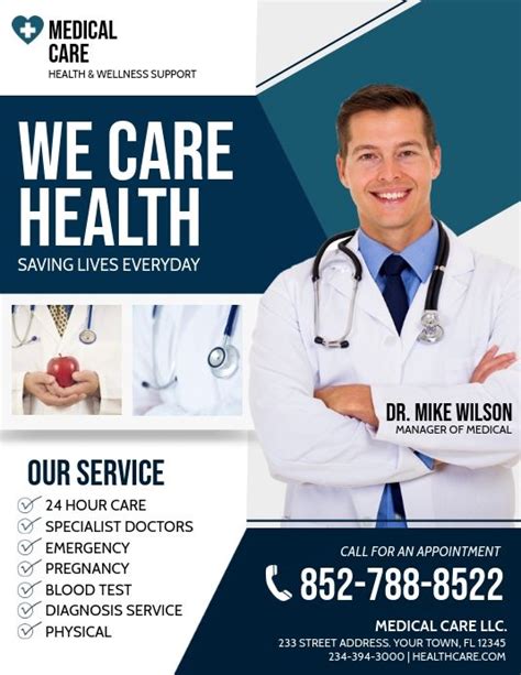 Health Flyer Medical Clinic Design Medical Posters Medical Marketing