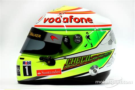 Sergio perez iphone flexible hülle. The helmet of Sergio Perez, McLaren at Australian GP
