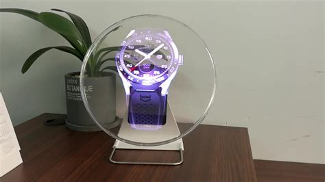 Rechargeable 30cm Desktop 3d Hologram Led Fan Hd 3d Hologram Advertising Fan Player Hologram 3d