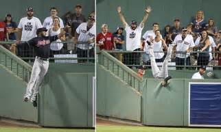 Cleveland Indians Outfielder Takes Greatest Catch Ever Daily Mail