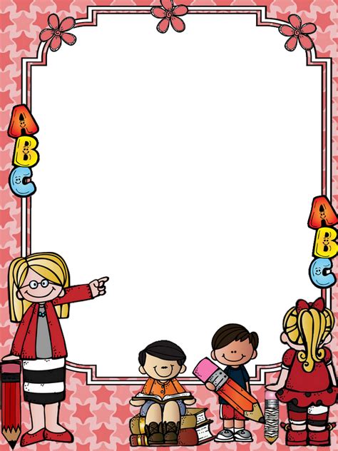 School Frame Png En 2020 Etiquetas Preescolares Bordes Para Portadas Images