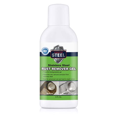 Rust Remover For Stainless Steel Gel Hard To Reach Areas