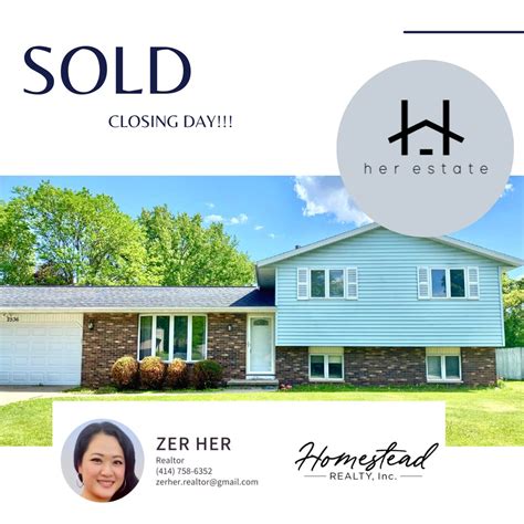 congrats to my seller zer her homestead realty inc facebook