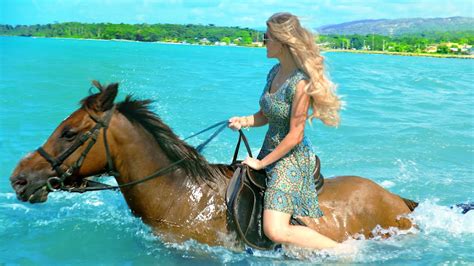 Riding Horses In Ocean The Best Thing To Do In Jamaica Near Ocho Rios