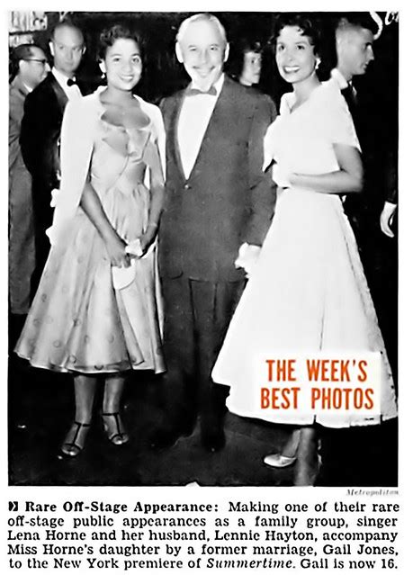 Lena Horne Husband Lennie Hayton And Daughter Gail Jones Flickr