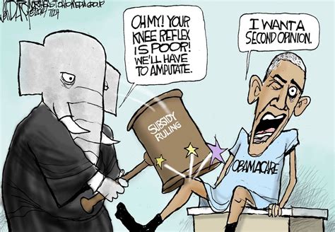 Obamacare Ruling Isnt Lethal Editorial Cartoon