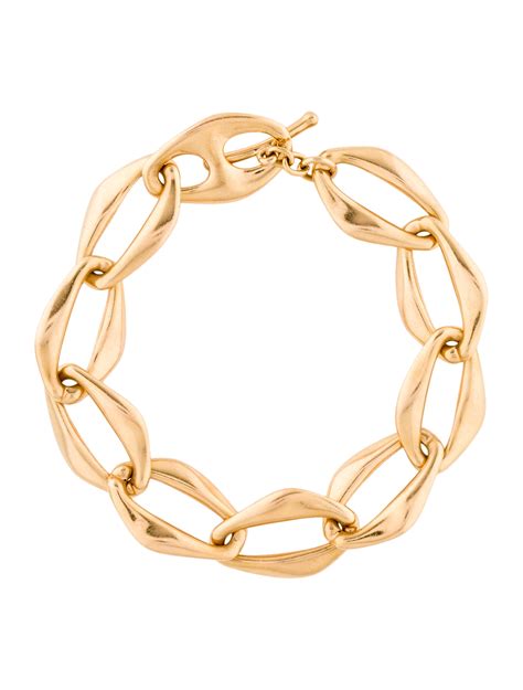 Tiffany And Co 18k Medium Aegean Bracelet 18k Rose Gold Link