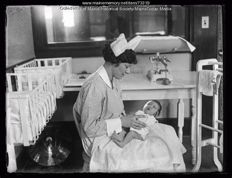 Item 73319 Maternity Ward Nurse Maine General Hospital Portland