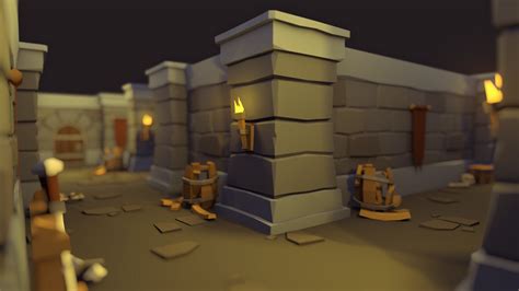 Low Poly Dungeon Asset Pack By Miguel Lobo